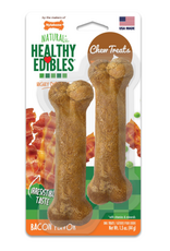 Nylabone NYLABONE EDIBLE BACON-PETITE 2PK