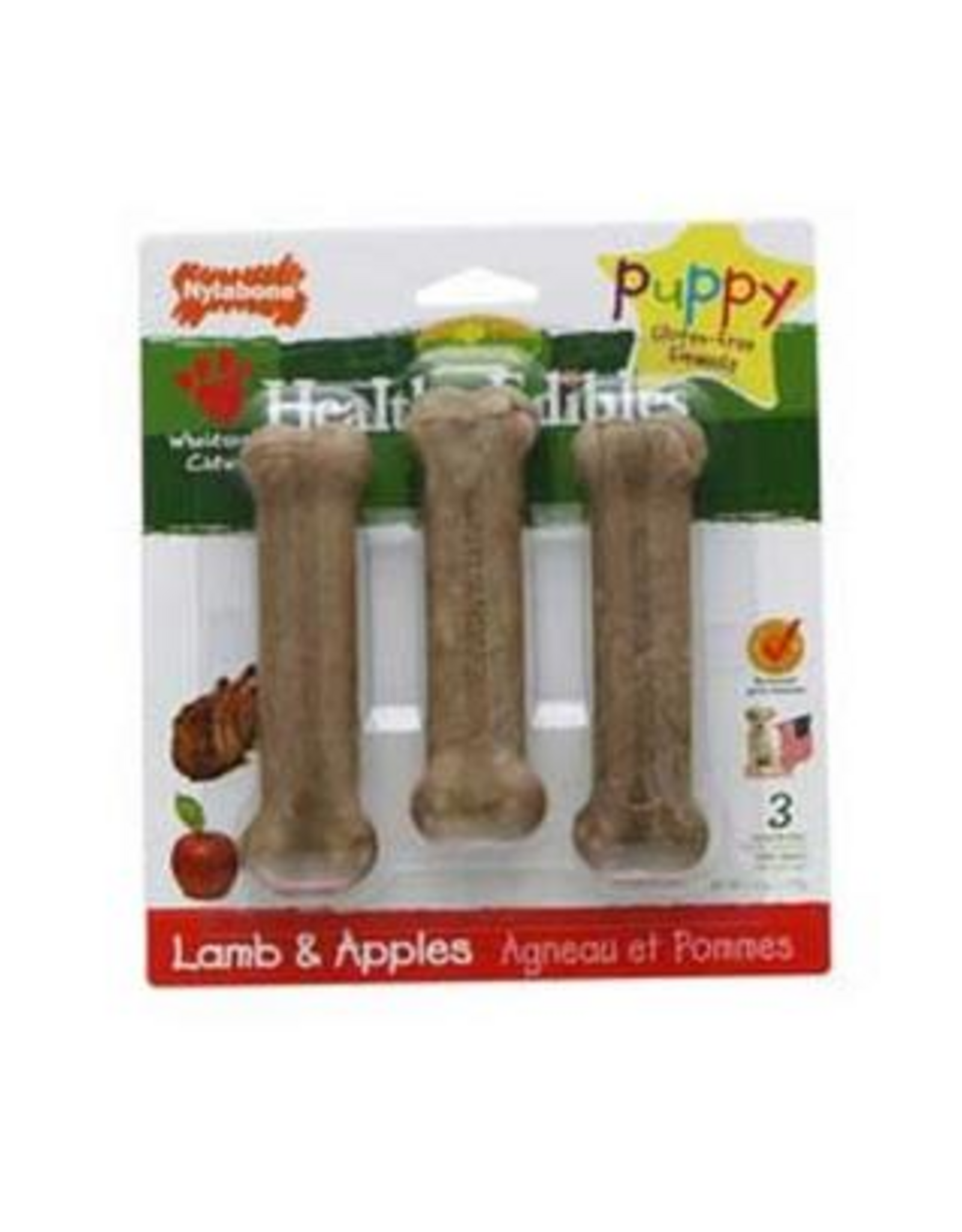 Nylabone Nylabone Healthy Edibles Puppy Natural Dog Chew Treats 4 Pack - X-Small