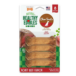 Nylabone Nylabone Healthy Edibles Wholesome Dog Chews - Roast Beef -  X-Small 8 Pack