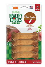 Nylabone Nylabone Healthy Edibles Wholesome Dog Chews - Roast Beef -  X-Small 8 Pack