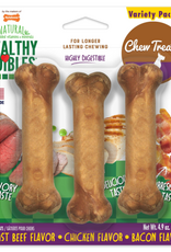 Nylabone Nylabone Healthy Edibles All-Natural Chew Treats Variety 3 Pack - Small