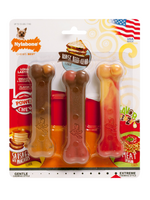 Nylabone Nylabone Flavor Frenzy Power Chew Triple Pack Pancakes & Sausage Roast Beef Club & Lasagna - X-Small