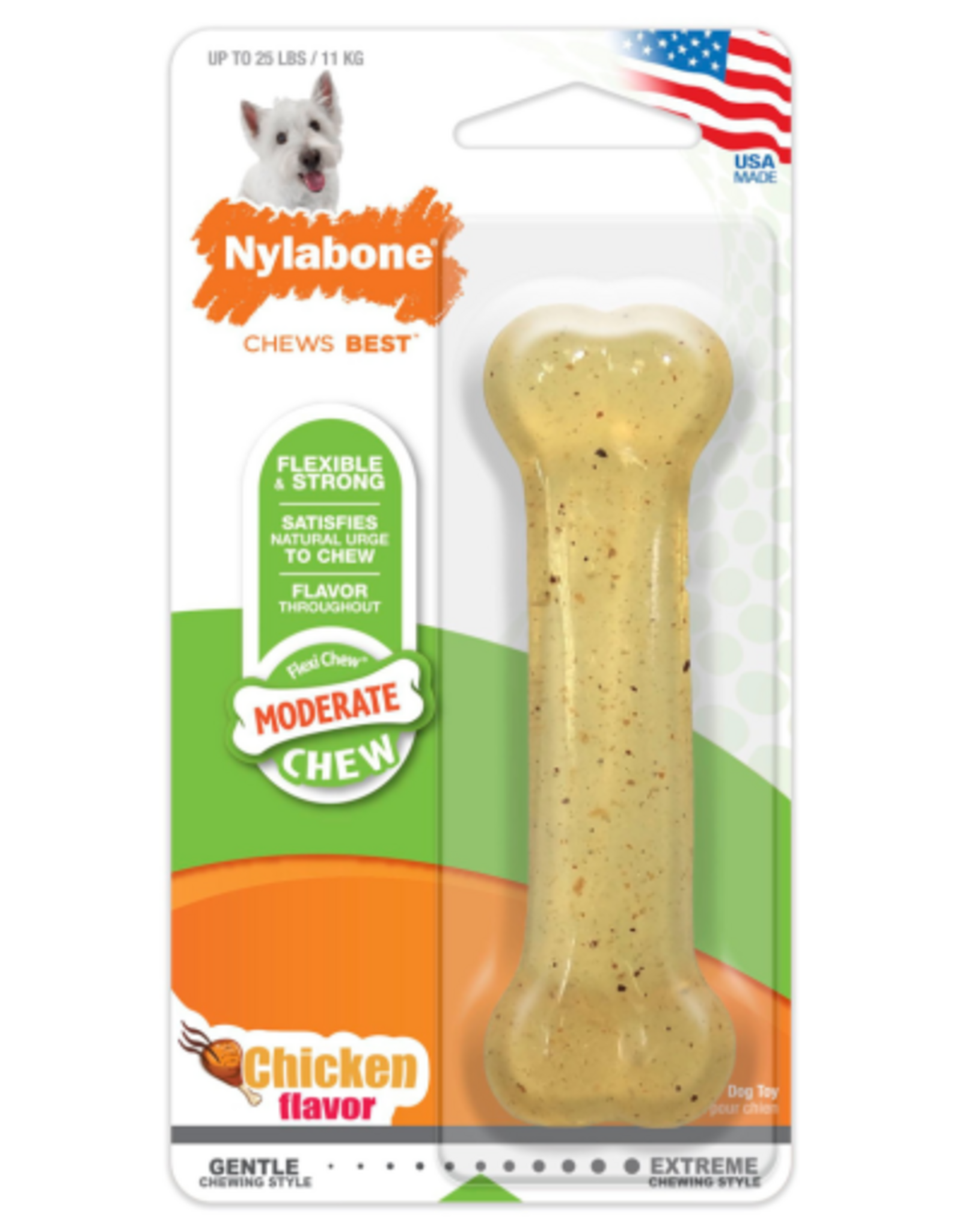 Nylabone NYLABONE FLEXIBLE CHICKEN- REGULAR