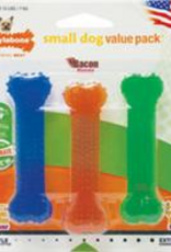 Nylabone Nylabone Flexi Chew Dog Dental Pack Peanut Butter & Bacon - X-Small