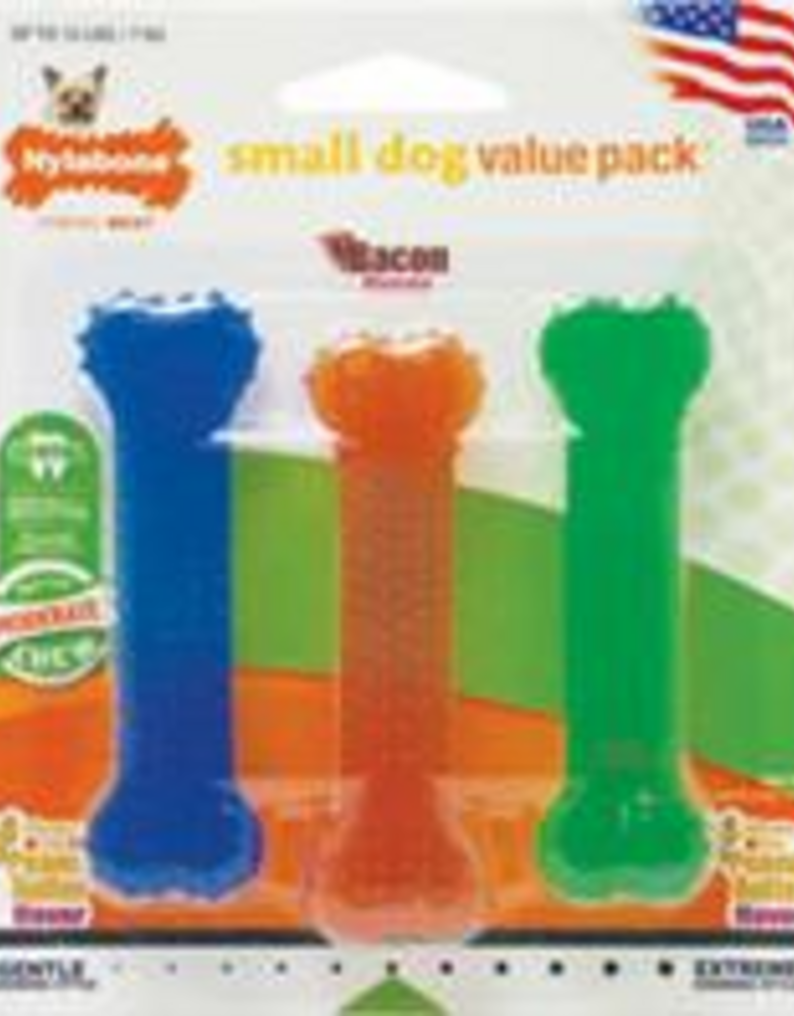 Nylabone Nylabone Flexi Chew Dog Dental Pack Peanut Butter & Bacon - X-Small