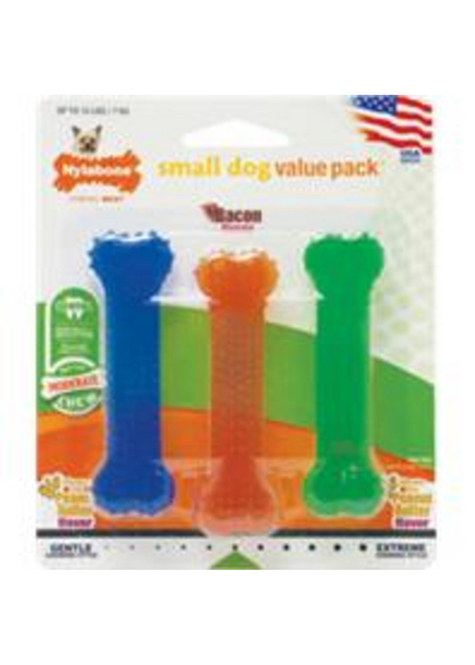Nylabone Nylabone Flexi Chew Dog Dental Pack Peanut Butter & Bacon - X-Small