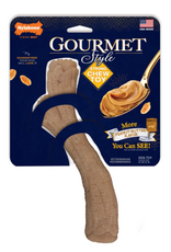 Nylabone Nylabone Gourmet Style Strong Chew Stick Dog Toy Stick Peanut Butter - X-Large