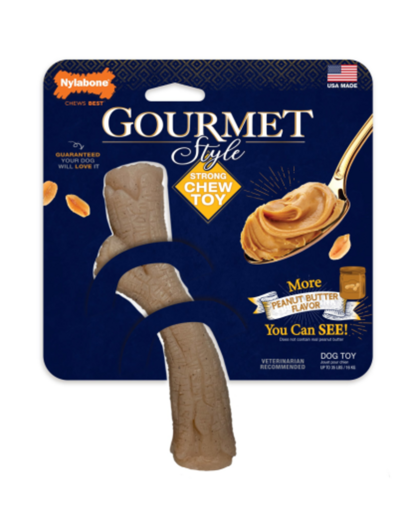 Nylabone Nylabone Gourmet Style Strong Chew Stick Toy - Medium