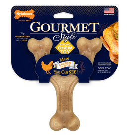 Nylabone Nylabone Gourmet Style Wishbone Dog Chew Toy Chicken - Large