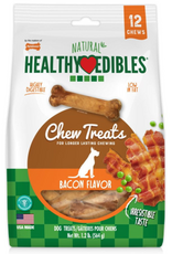 Nylabone Nylabone Healthy Edibles Wholesome Dog Chews - Bacon Flavor  Regular (12 Pack)