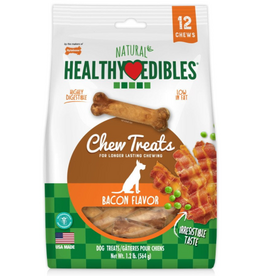 Nylabone Nylabone Healthy Edibles Wholesome Dog Chews - Bacon Flavor  Regular (12 Pack)