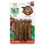 Nylabone Nylabone Healthy Edibles Meaty Center Chews Beef Small