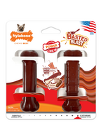 Nylabone Nylabone Power Chew Basted Blast Dual Flavored Dog Chew Toys - X-Small