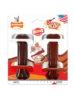 Nylabone Nylabone Power Chew Basted Blast Dual Flavored Dog Chew Toys Bacon & Steak - Small