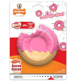 Nylabone Nylabone Power Chew Donut Dog Chew Toy Bacon - Large