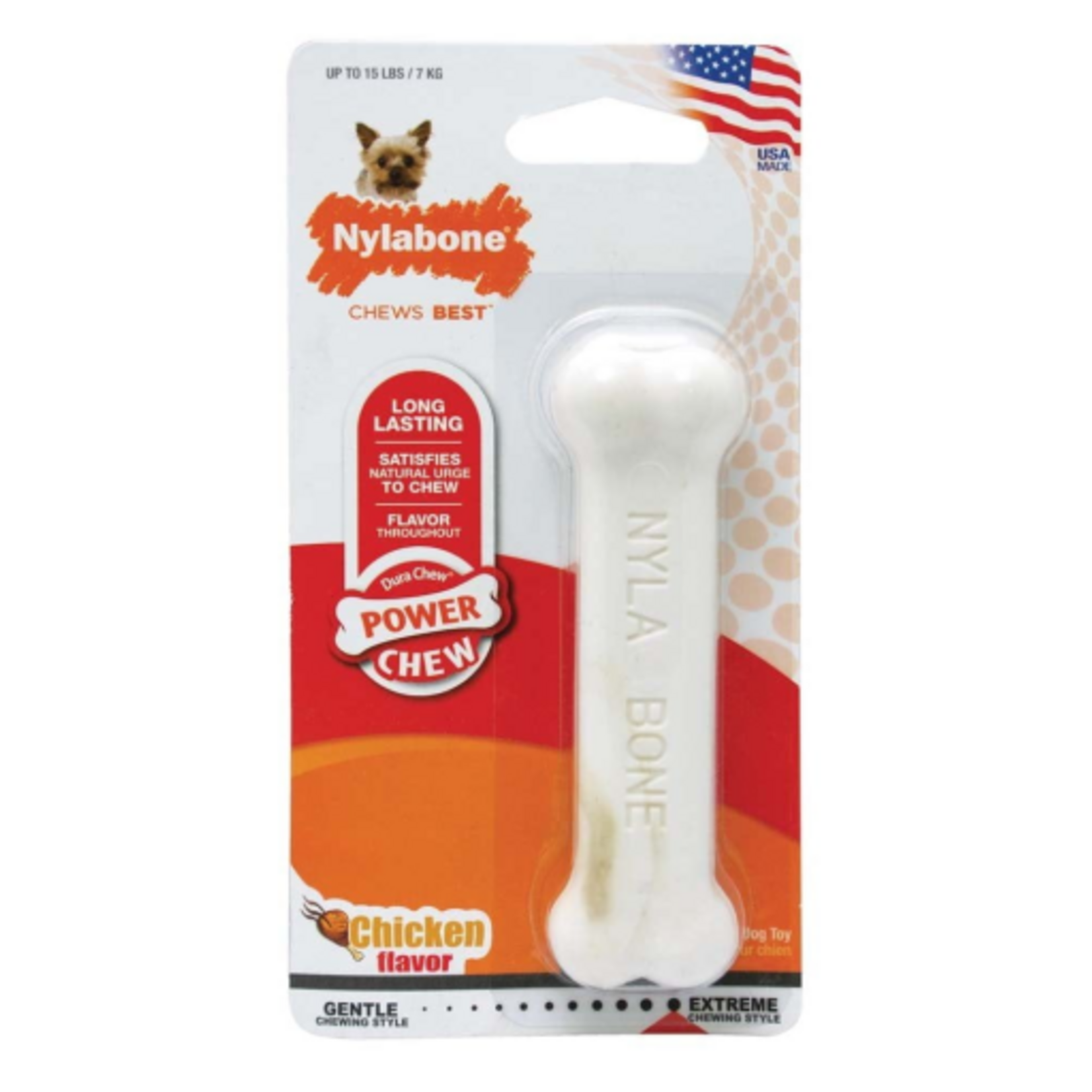 Nylabone NYLABONE DURACHEW CHICKEN BONE-PETITE