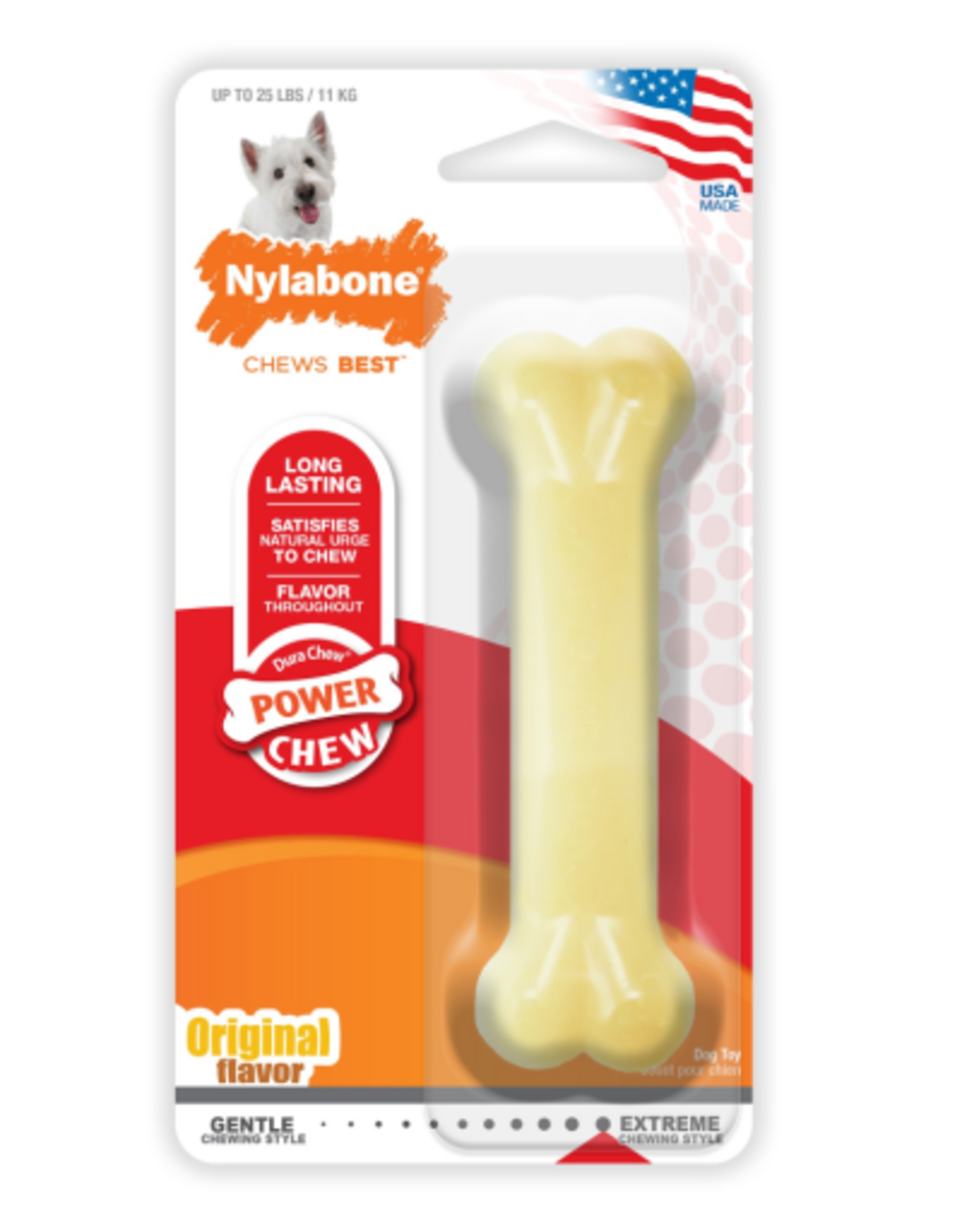 Nylabone Nylabone Dental Bone Dog Chew Toy Original - Small
