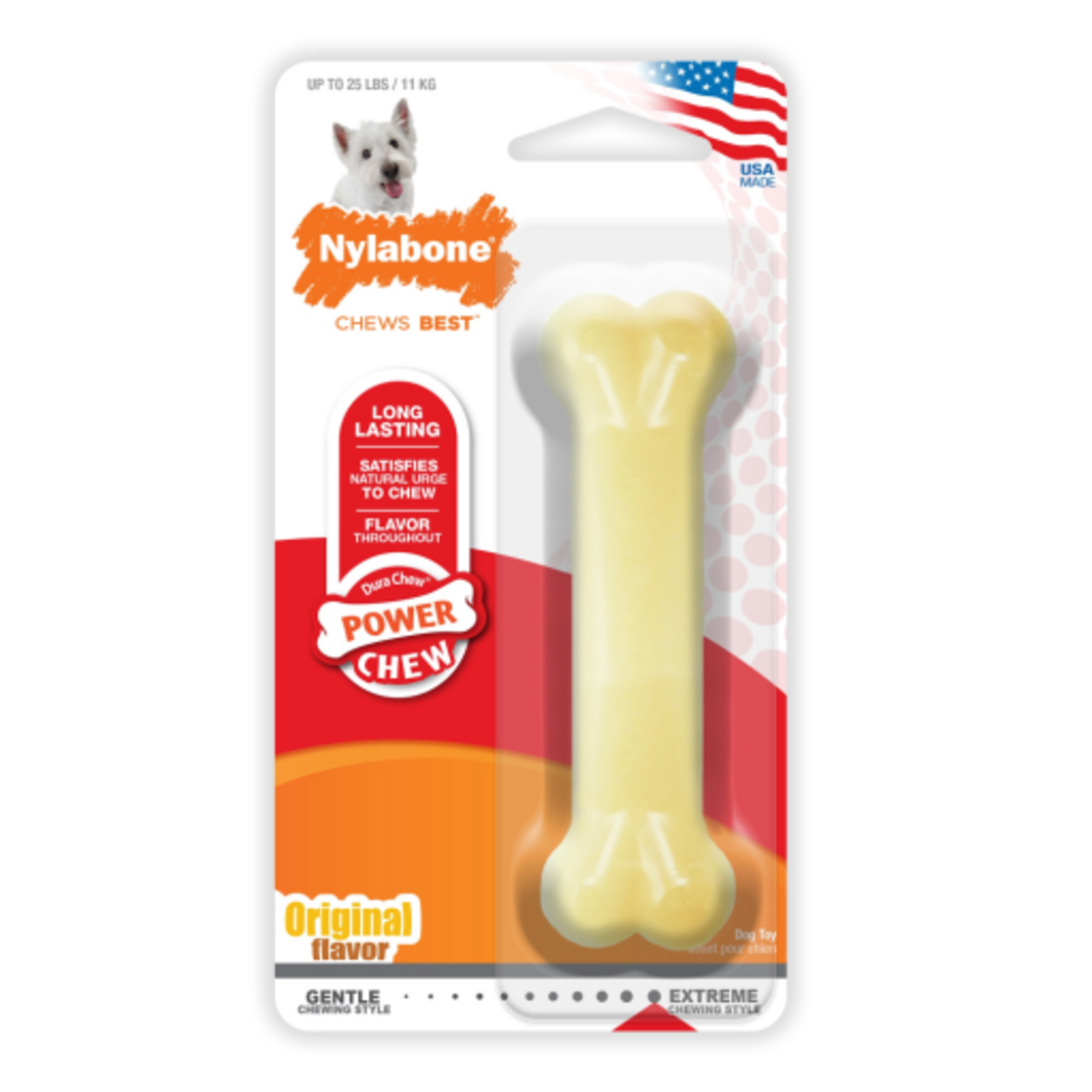 Nylabone Nylabone Dental Bone Dog Chew Toy Original - Small