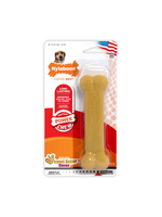 Nylabone Nylabone Dental Peanut Butter Bone Dog Chew Toy - Medium