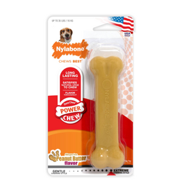 Nylabone Nylabone Dental Peanut Butter Bone Dog Chew Toy - Medium