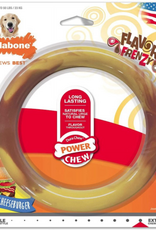 Nylabone Nylabone Flavor Frenzy Dog Chew Toy Ring Bacon Cheeseburger
