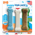 Nylabone Nylabone Puppy Chew Toy & Treat Starter Pack - Blue