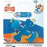 Nylabone Nylabone X Bone Puppy Beef Flavor Dog Toy - Small