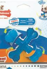 Nylabone Nylabone X Bone Puppy Beef Flavor Dog Toy - Small