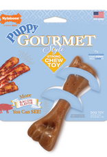 Nylabone Nylabone Gourmet Style Strong Femur Puppy Chew Toy Bacon - Small