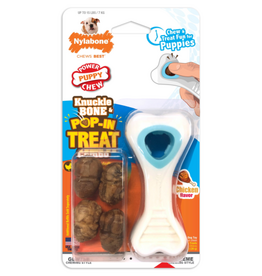 Nylabone Nylabone Puppy Power Chew Souper Bone & Pop-In Puppy Treat Toy Combo Chicken - X-Small
