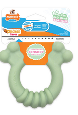 Nylabone Nylabone Sensory Material Puppy Teething Ring Chicken - Small