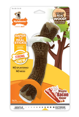 Nylabone Nylabone Strong Chew Maple Bacon Flavor Real Wood Stick Toy for Dogs - XL