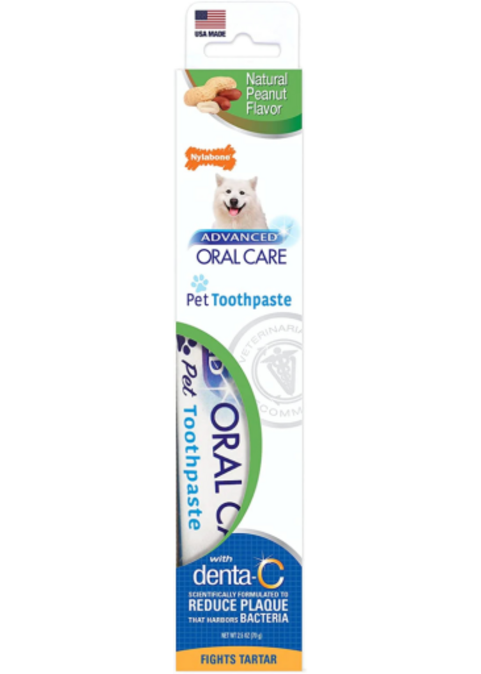 Nylabone Nylabone Advanced Oral Care Peanut Flavor Dog Toothpaste 2.5 oz.