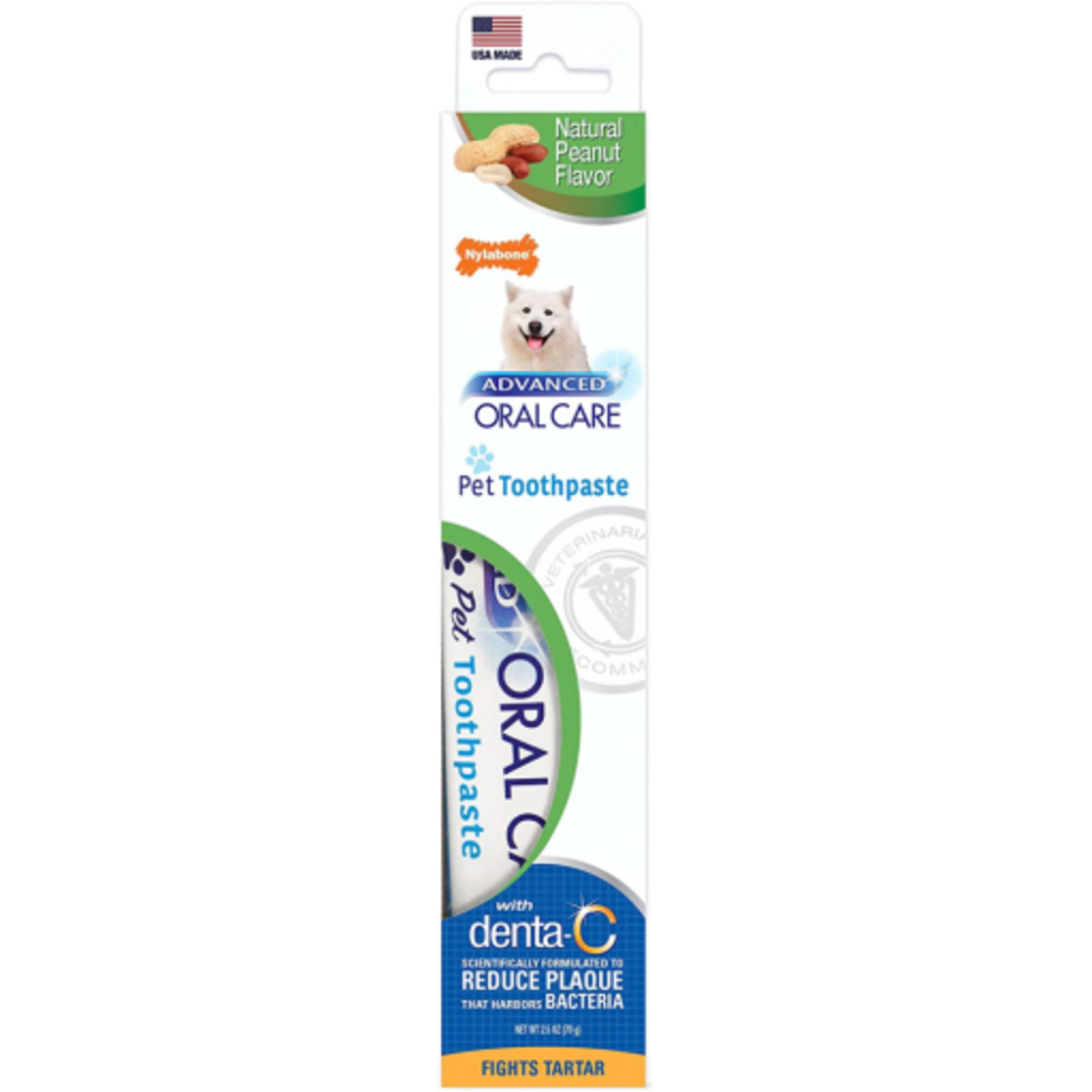 Nylabone Nylabone Advanced Oral Care Peanut Flavor Dog Toothpaste 2.5 oz.