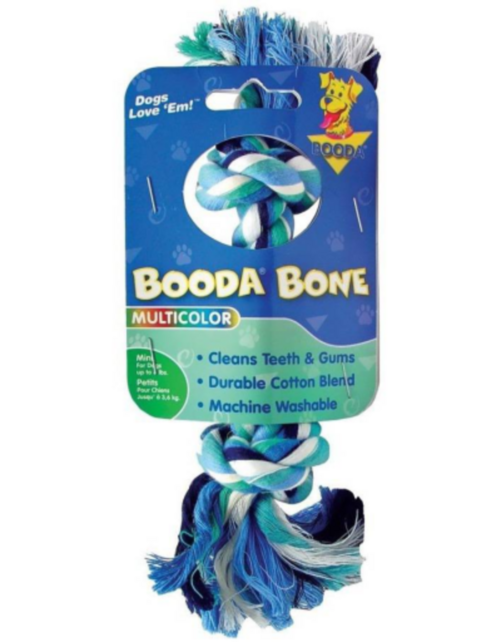 Petmate Booda Bone Two Knot Rope Dog Toy X-Small