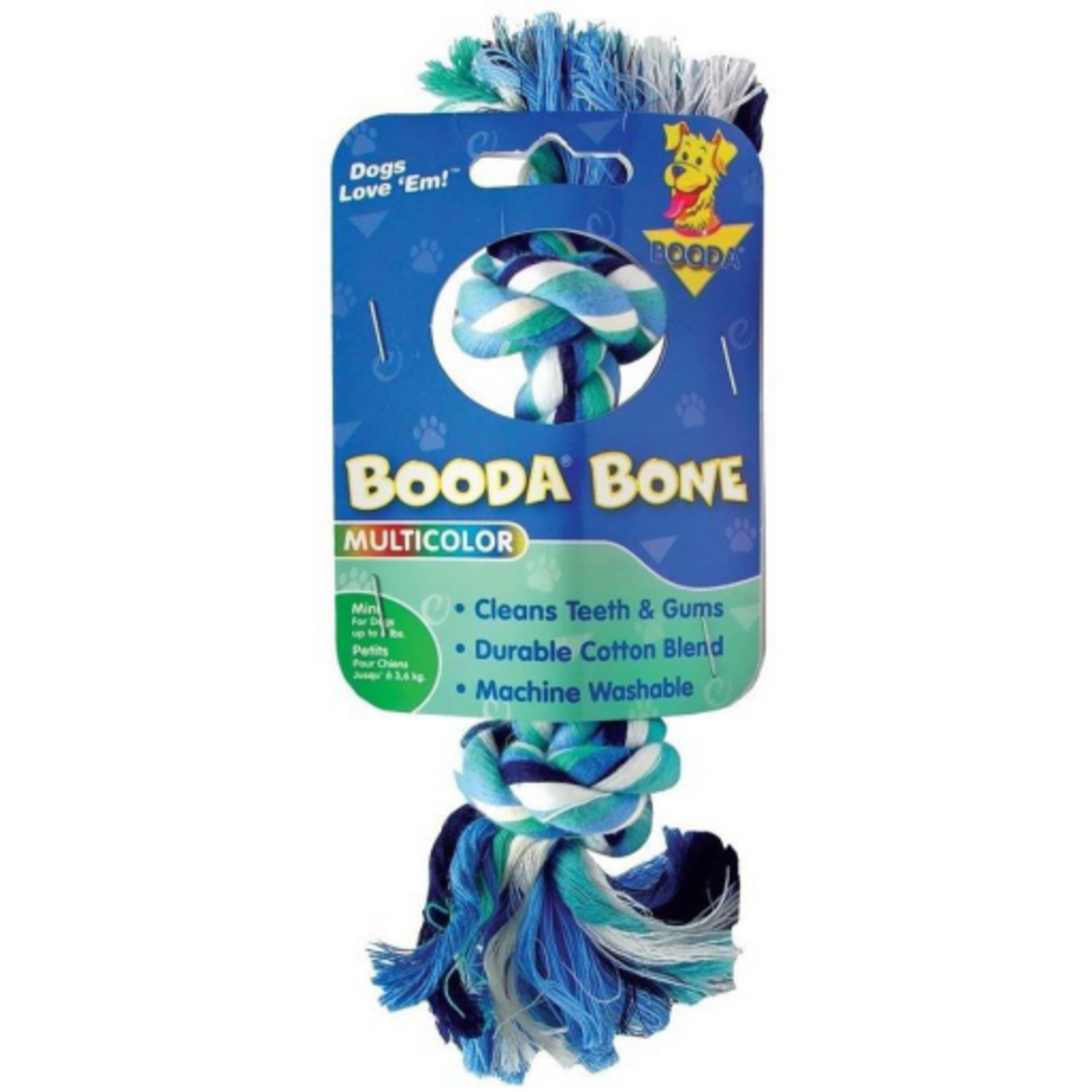 Petmate Booda Bone Two Knot Rope Dog Toy X-Small