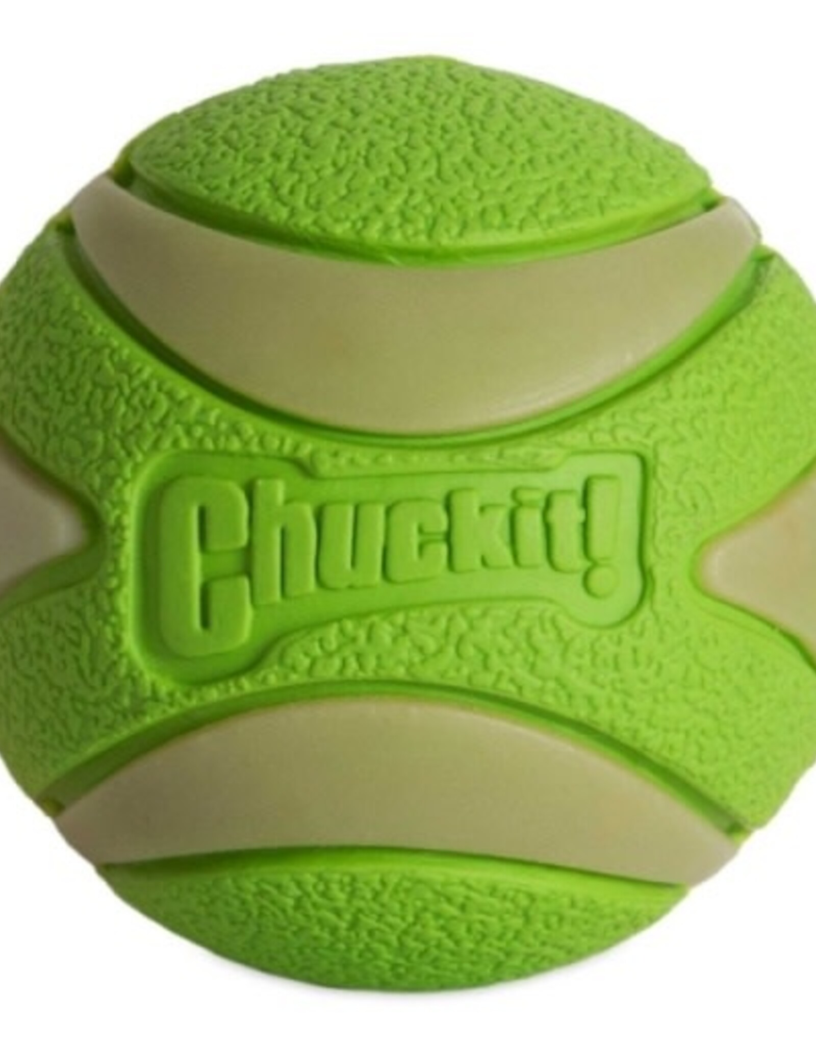 Petmate Chuckit! Max Glow Ultra Squeaker Dog Ball Fetch Dog Toy Medium 2.5", Green