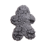 HuggleHounds HuggleHounds Dog Toy - HuggleFleece Man, Grey, Medium