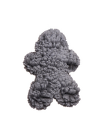 HuggleHounds HuggleHounds Dog Toy - HuggleFleece Man, Grey, Medium
