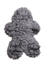 HuggleHounds HuggleHounds Dog Toy - HuggleFleece Man, Grey, Medium