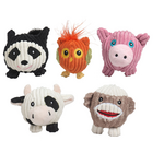 HuggleHounds HuggleHounds Wee Balls Dog Toys, Pack of 5