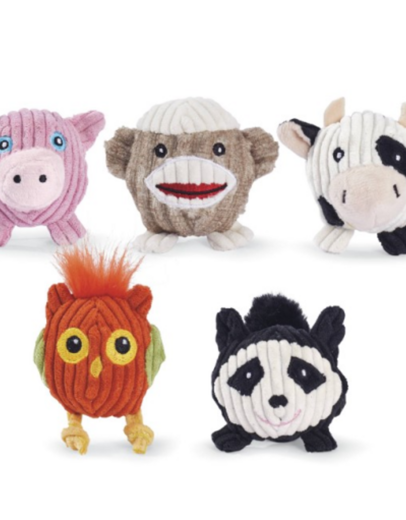 HuggleHounds HuggleHounds Wee Balls Dog Toys, Pack of 5