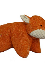 HuggleHounds HuggleHounds Squooshie Durable Plush Toy for Dogs with Multiple Squeakers  Fox