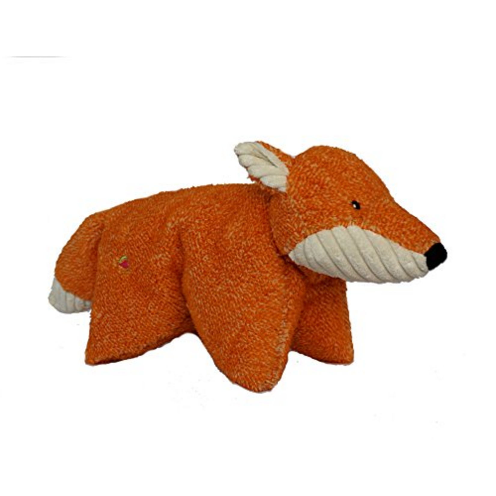 HuggleHounds HuggleHounds Squooshie Durable Plush Toy for Dogs with Multiple Squeakers  Fox