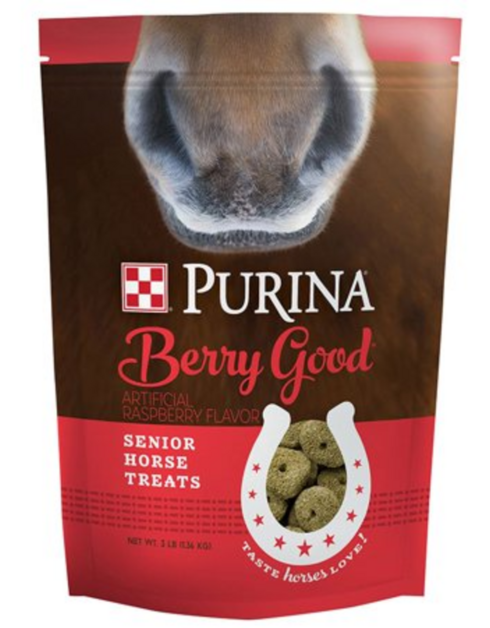 Purina Mills Purina Animal Nutrition Berry Good Senior Horse Treats 3 lb