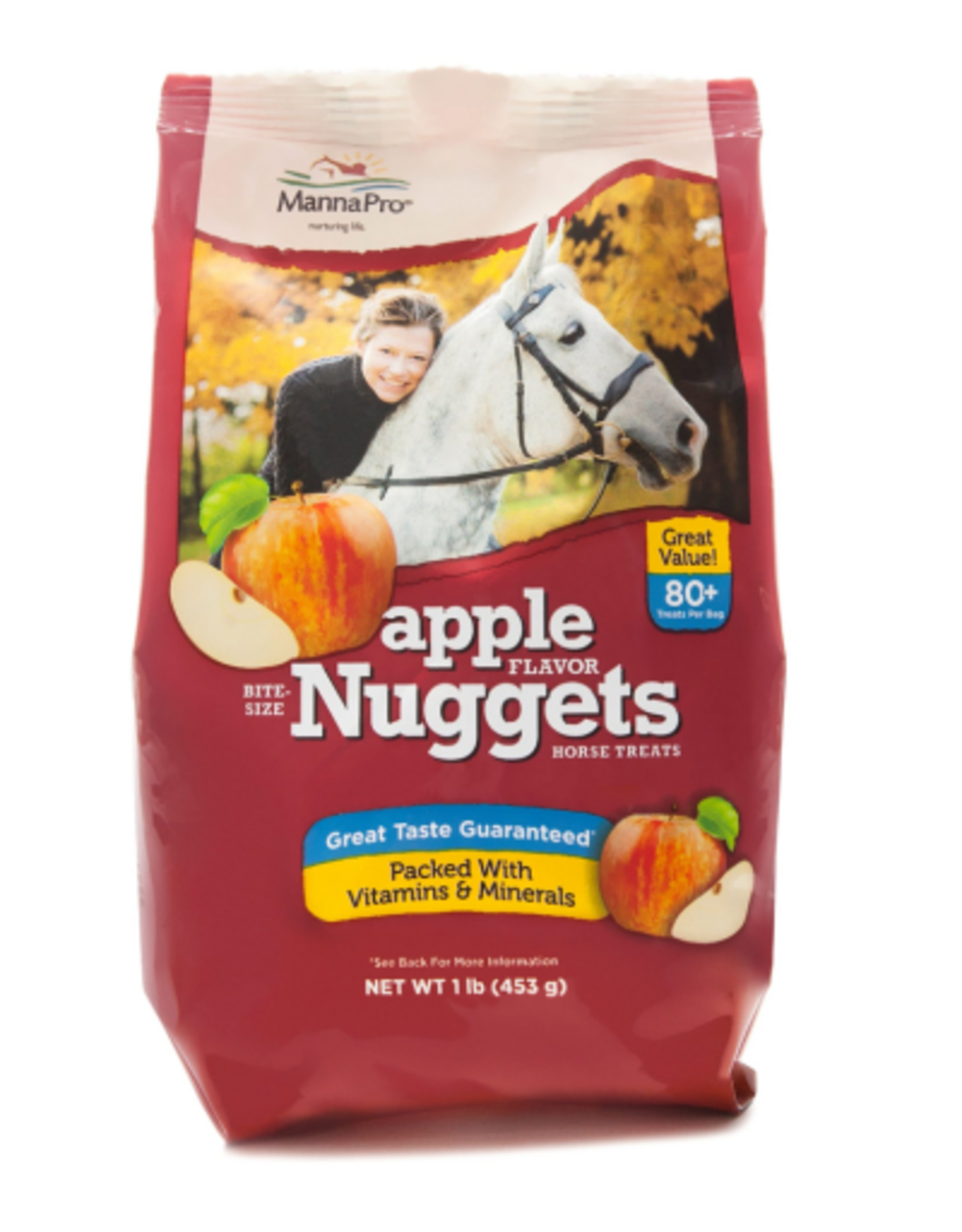 Manna Pro Manna Pro Bite Size Nuggets Horse Treats Apple Flavor 1 lb