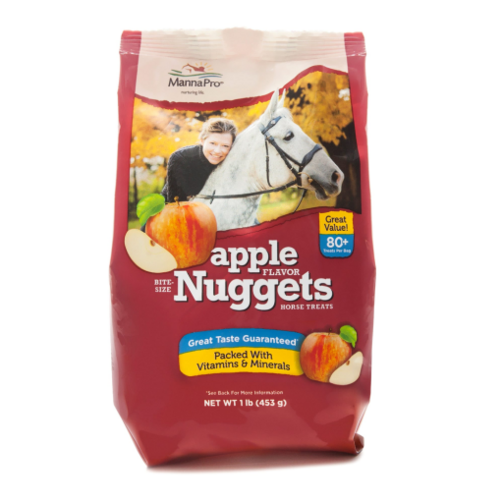 Manna Pro Manna Pro Bite Size Nuggets Horse Treats Apple Flavor - 1 lb