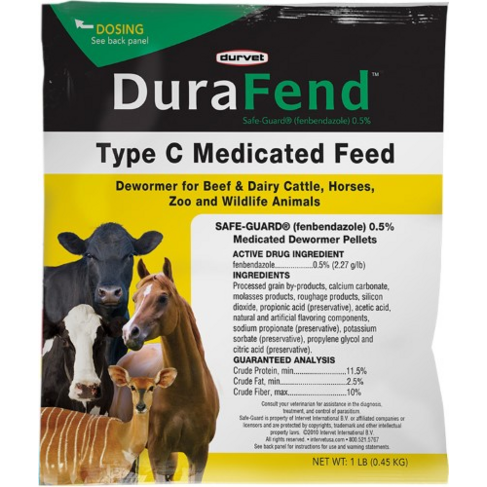 Durvet Durvet Durafend Multi-Species Medicated Dewormer 1lb