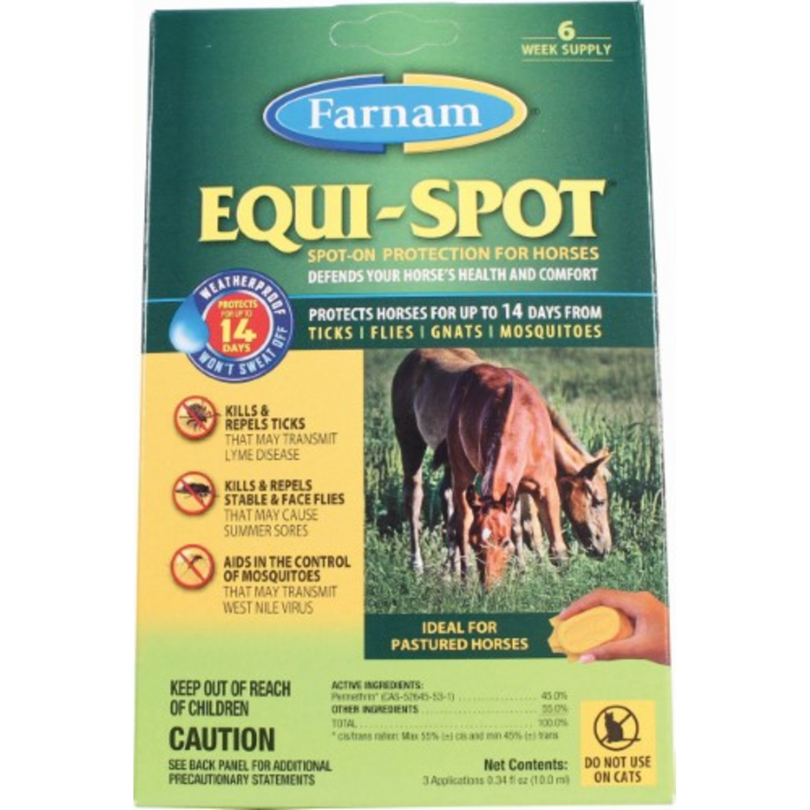 Farnam Farnam Equi-Spot Spot-On Protection for Horses - 0.34 fl. oz.
