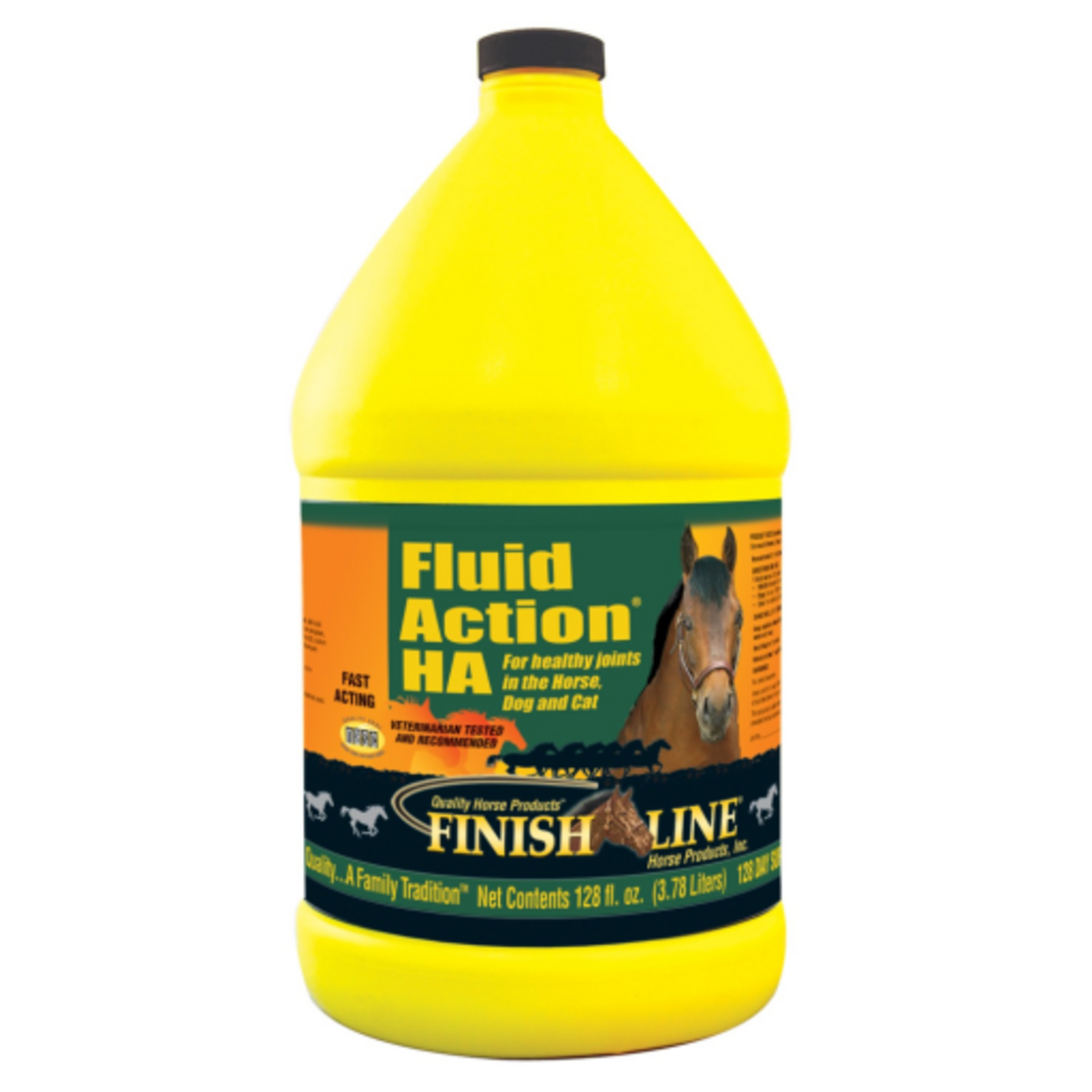 Finish Line Fluid Action Ha Joint Therapy Horse Supplement - 128 Oz